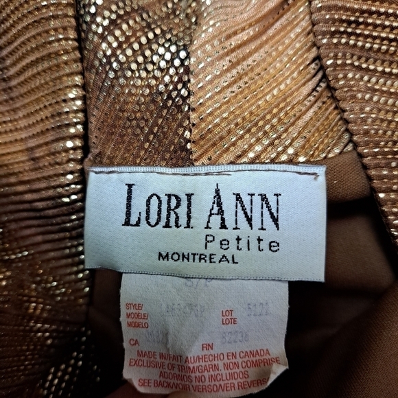 VINTAGE Lori Ann Gold Tone Cut out Tank Top - Picture 7 of 10